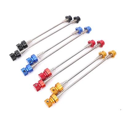 Bicycle Skewer Quick Release Anti Theft Bike Wheel Locking Security For MTB Mountain Road Cycling Hub Parts Bicycle Accessories
