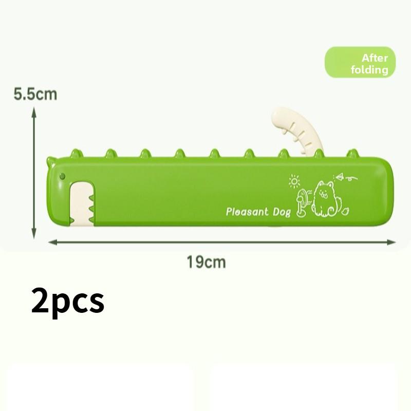 

2pcs Foldable Clothes Hanger with Clips for Home Dorm Travel Socks Underwear Drying Rack Balcony Organizer