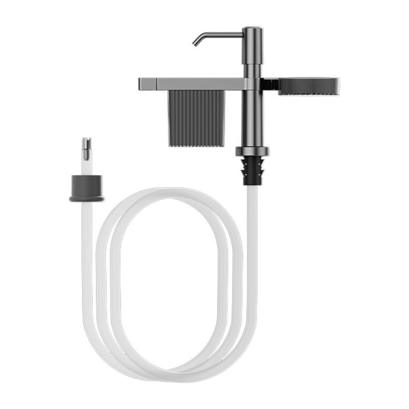 

Heightened Sink Liquid Soap Dispenser Featuring Sturdy ABS Materials and Quick Installation for Home or Commercial Use 1