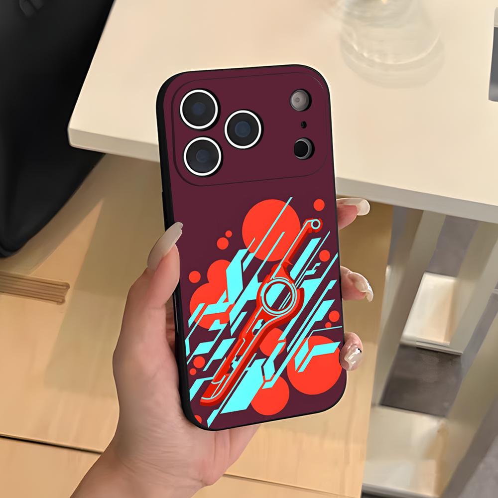 X-Xenoblade C-Chronicles Phone Case For IPhone 17 Air 16 E Pro Max 15 14 13 Mini 12 Pro 11 Max Plus Black Soft Shell