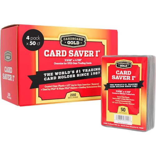

200ct Card Saver 1 in RED Storage BOX - Cs1 Graded Card Submits By Cardboard Gold