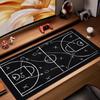 1pcs Soccer Field Print Large Stitched Edge Nonslip Gaming Desk Mat Mouse Pad
