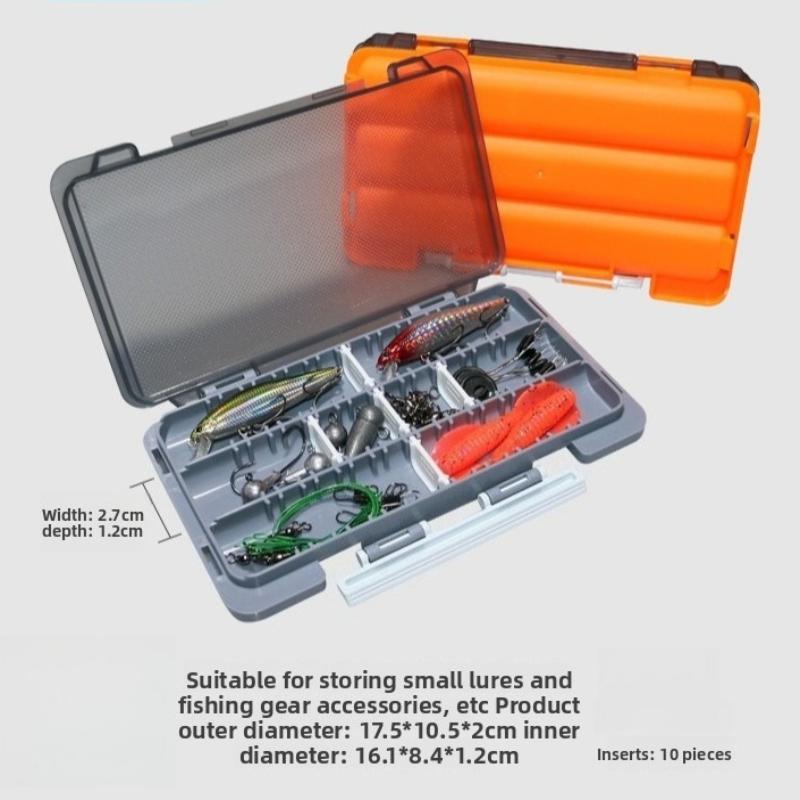 1pc Fishing Lure Box Tackle Storage Case Spinner Bait Fly Fishing Box With Sponge Compartments For Fishing Accessories