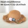 New Summer Kids Flower Caps Bag Girl Sandy Beach Hat Baby Coin Cute Weave Straw Purse Children's Messenger Backpack