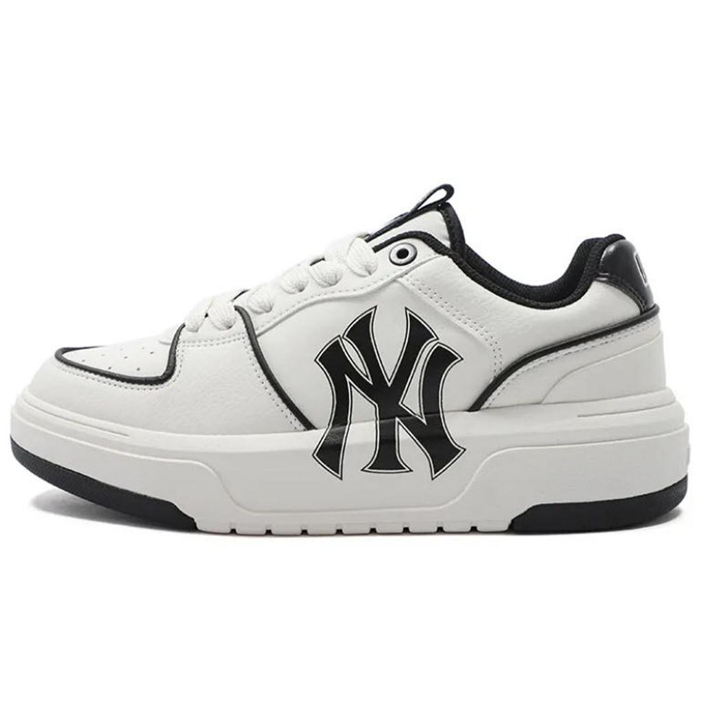 MLB Chunky Liner Abrasion Resistant, Height Increasing, Quick Dry Low Top Skateboard Shoes Unisex Blue White 3ASXCA12N-50WHS(Team188-)