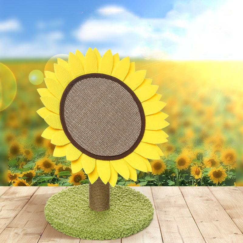 sunflower scratching post
