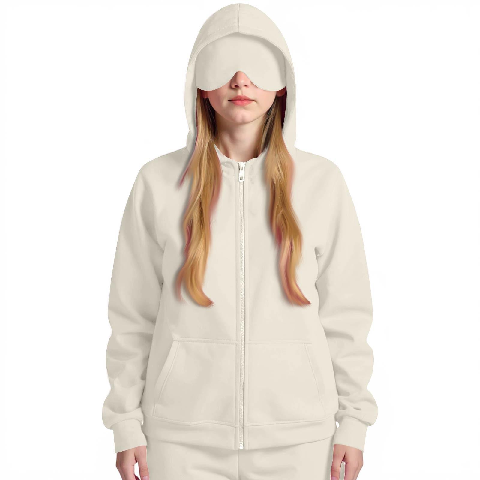 

Рубашка, толстовка, куртка детская свободного кроя, однотонная, для мальчиков и девочек 120 бежевый