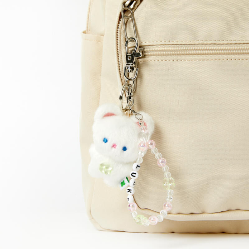 Clover Charm Cat Mini Keychain (34011680)