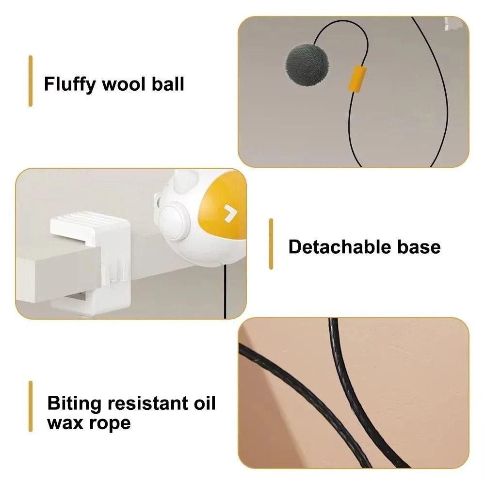 Smart Electric Hang Ball Kitten Toy Creative Kitten Teasing Toy  Indoor Playing
