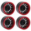 4pcs RC Metal Wheel Hubs with Screw Cap for Traxxas  Axial  Hsp  Redcat  Tamiya  Hpi RC Crawler