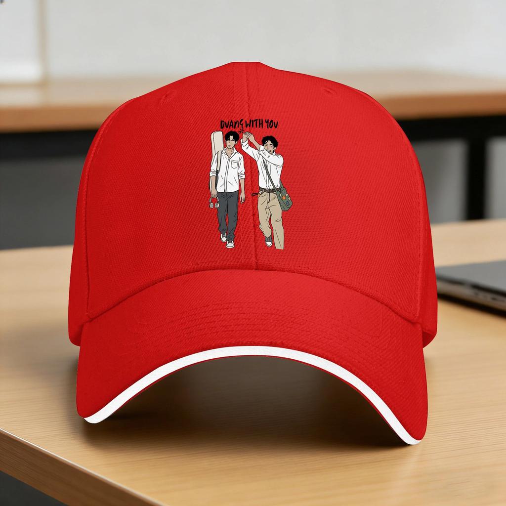 Summer Thai BL Duang with You Baseball Cap Porteetee Hiking Fishing yk Funny Print Sun Trucker Snapback Cap