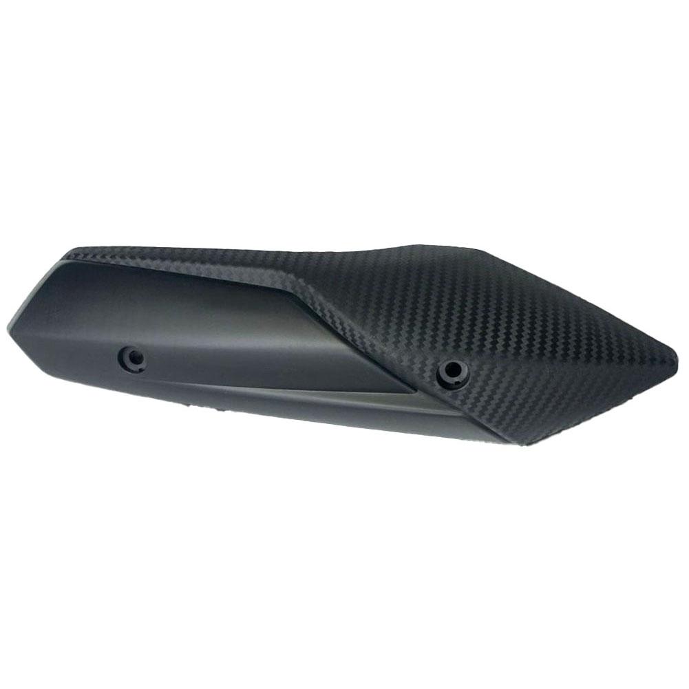 Carbon Fiber Shield Carbon Fiber Black Exhaust Pipe Shield Prevents Object Melting Protects Muffler From Dirt Bike Maintenance