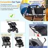 Baby Stroller Organizer Bag Double Stroller Caddy Aby Pram Organizer Bottle Holder Storage Diaper Nappy Bag Caddy Storage Bag