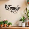 Heart Metal Wall Art Butterfly Floral Farmhouse Decor Indoor Outdoor Housewarming Gift Easy Hanging