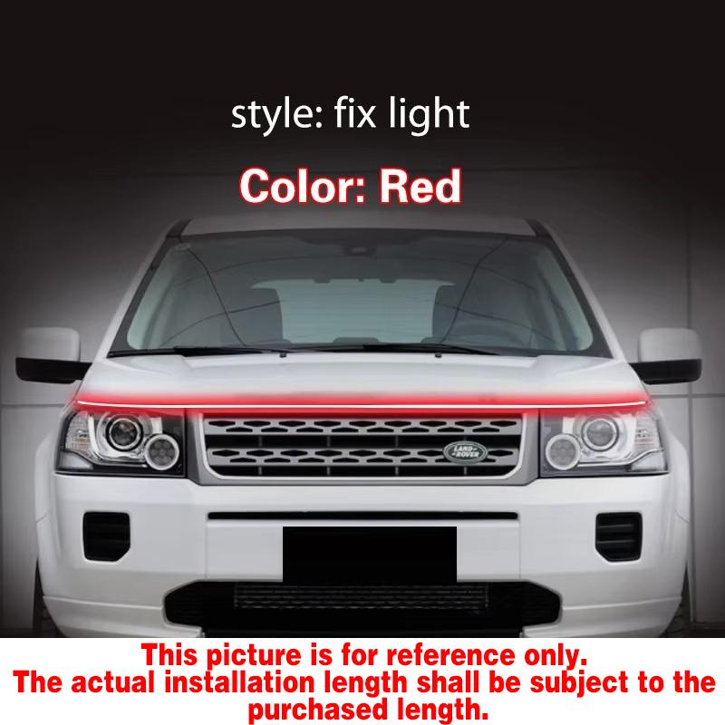 1pcs Auto Led DRL Waterproof Daytime Running Light Strip Car Headlight Day Light 12V Universal For Land Rover Freelander 2 2006-