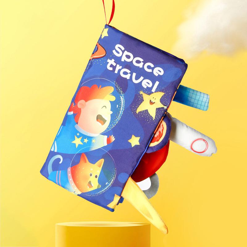 

Early Education Cloth Book for Infants & Toddlers 0-3 Years Old Baby s Tail Biteable Pages Soft Book for Babies Learning And Fun