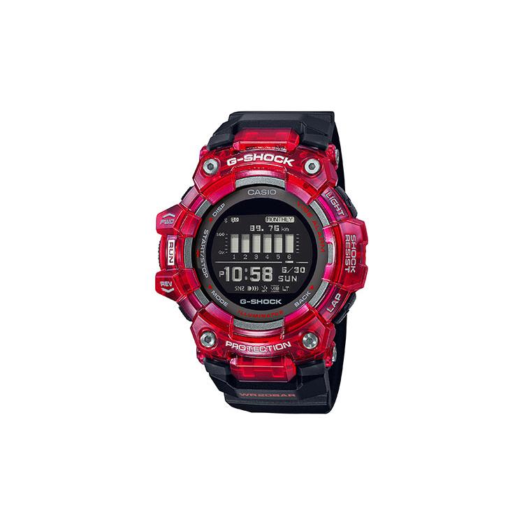 CASIO Men G-SQUAD Series Black Watch GBD-100SM-4A1PRD Red Case
