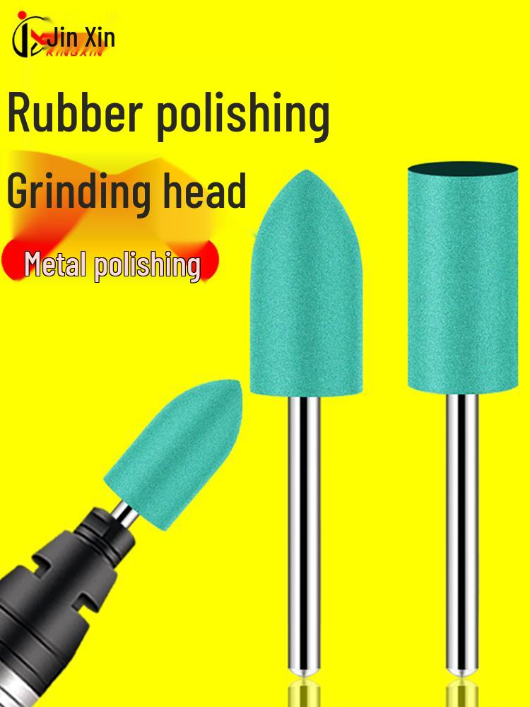 3mm Rubber Polishing Grinding Head - Metal Rust Removal & Scratch Repair Tool
