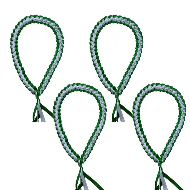 Class of 2023 Graduation Leis Handmade Double Braided Ribbon Garland for Him Her Congrats Grad Graduation Ceremony Gift