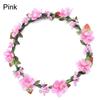 Couronne de Fleurs Mode Couronne de Fleurs Bohème Printemps Bandeaux pour Femmes Ruban Réglable Couronne Florale pour Filles Diadème de Mariée
