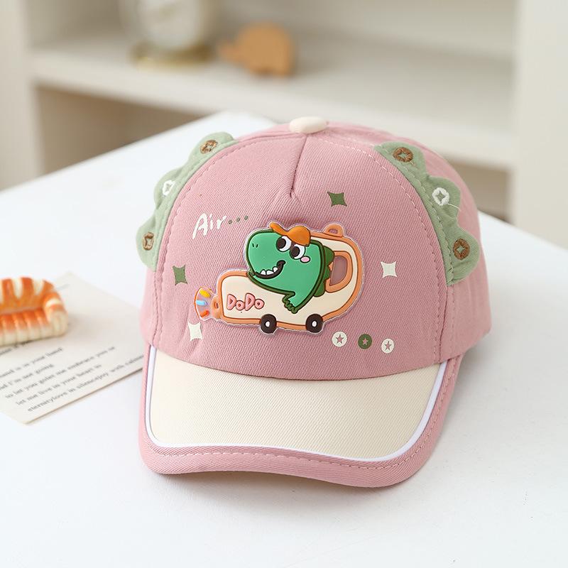 2026 Koreanischer Frühling Neuankömmling: Süße Kinder-Baseballkappe – Cartoon-Dinosaurier-Entenschnabelhut mit Sonnenschutz für Jungen und Mädchen