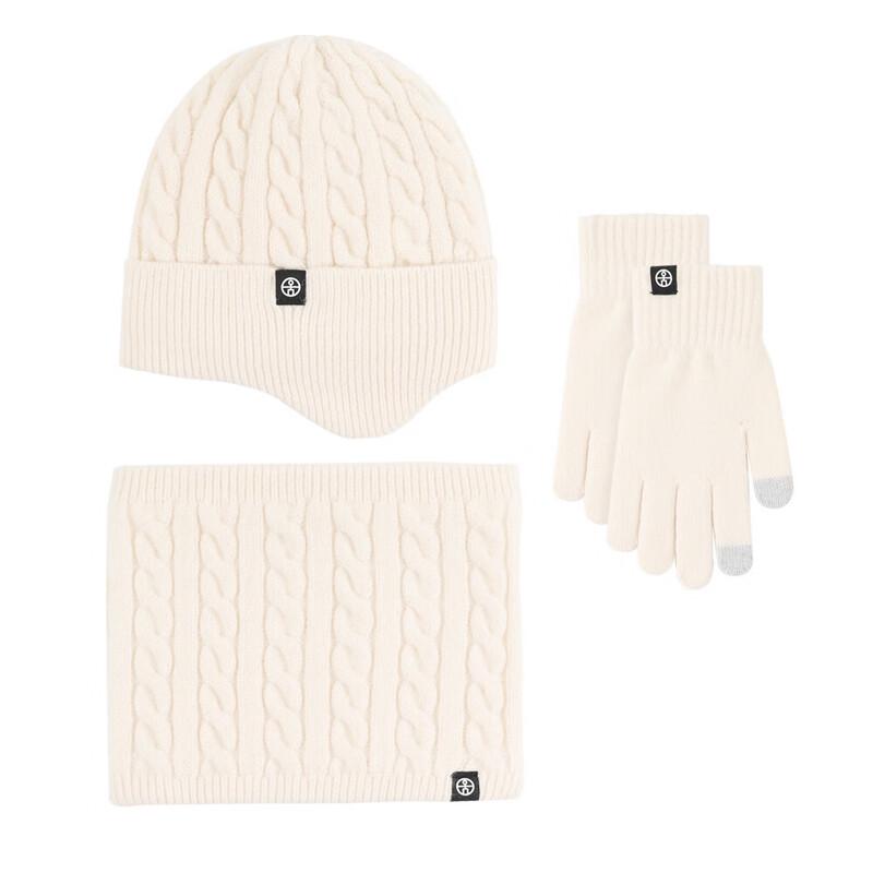 Xi Hong Winter Knit Three-Piece Set