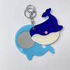 Keyring Mirror Pendant Starfish Animals Bag Pendant Fashion Acrylic Keychain  Gift