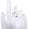 [Used] TIFFANY 925 Open Heart Ring / Size 8 / g539-22
