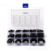 200PCS Durable High Temperature Resistant Nitrile Rubber O-ring Set For Car Repairs Plumbing Air & Gas Connections 10 Grid Set