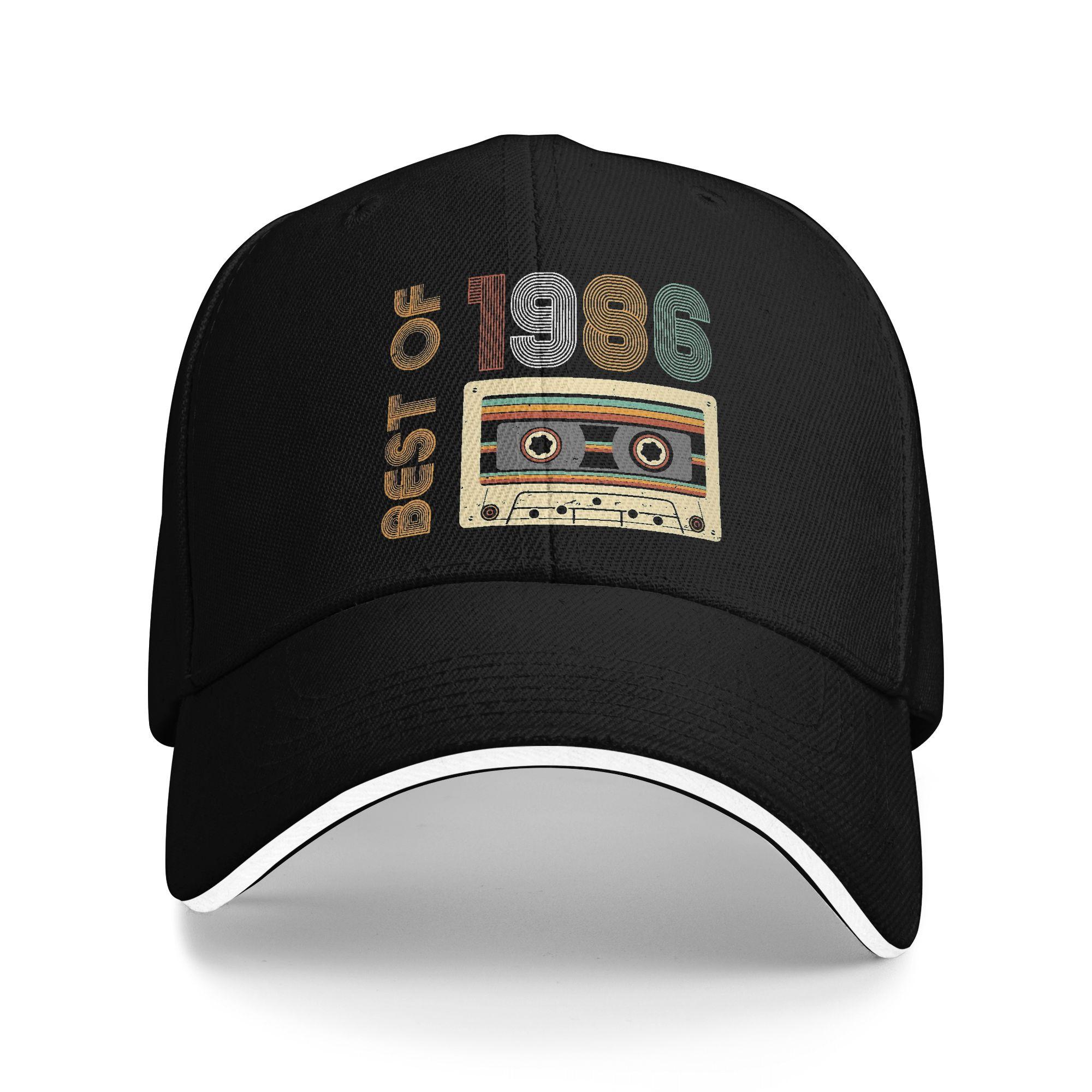 

Vintage 1986 Made In 1986 40th Birthday 40 Years Old Baseball Cap Fashion Trucker Hat Spring Men Outdoor Sports Snapback Cap One Size