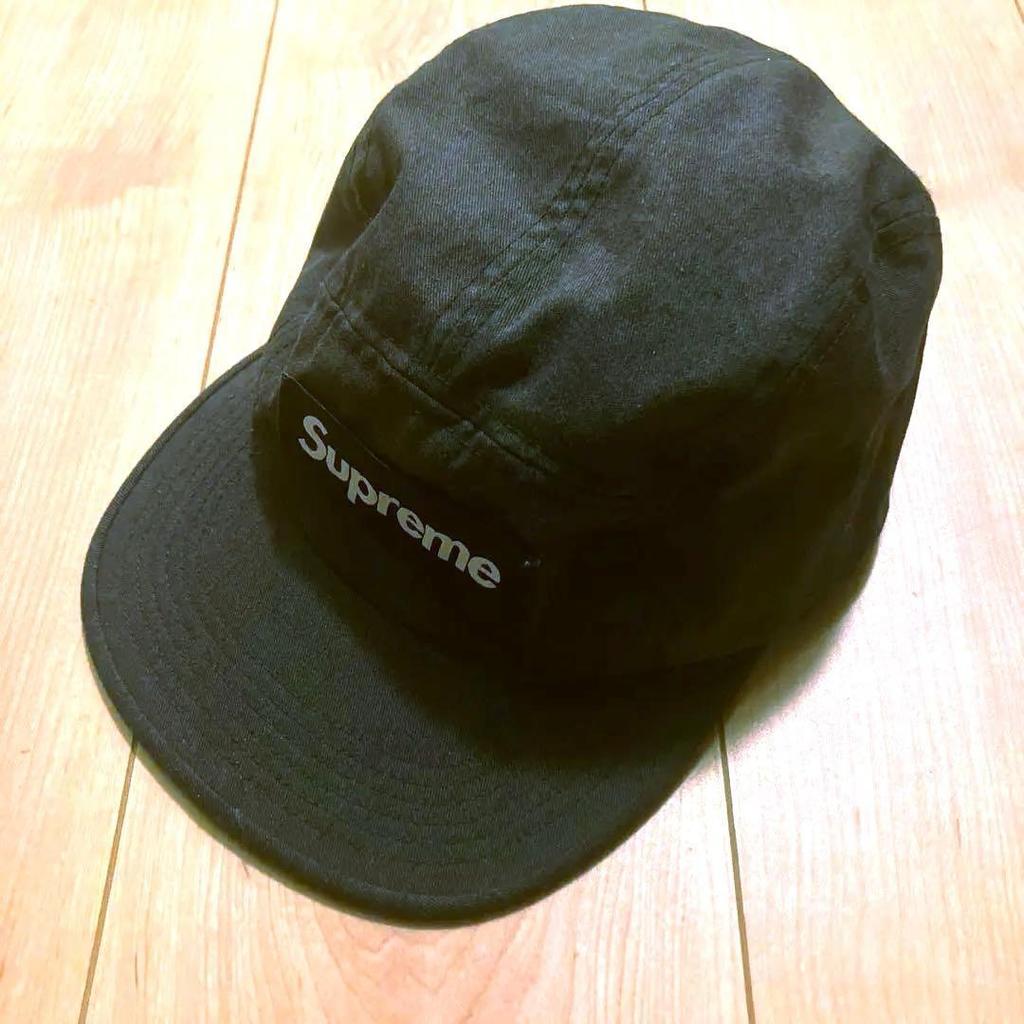 Used Purchased at an authorized store supreme Supreme cap black