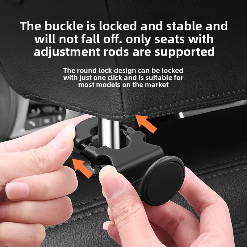 1PCS Car Hook ABS Car Seat Back Hidden Hook Car Rear Small Item Storage Hook Bag Fixation and Small Item Storage