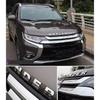 For Mitsubishi Outlander 2013 2014 -     2024 Front Cover Grill Car  Letter Sticker Trim Car Accessories