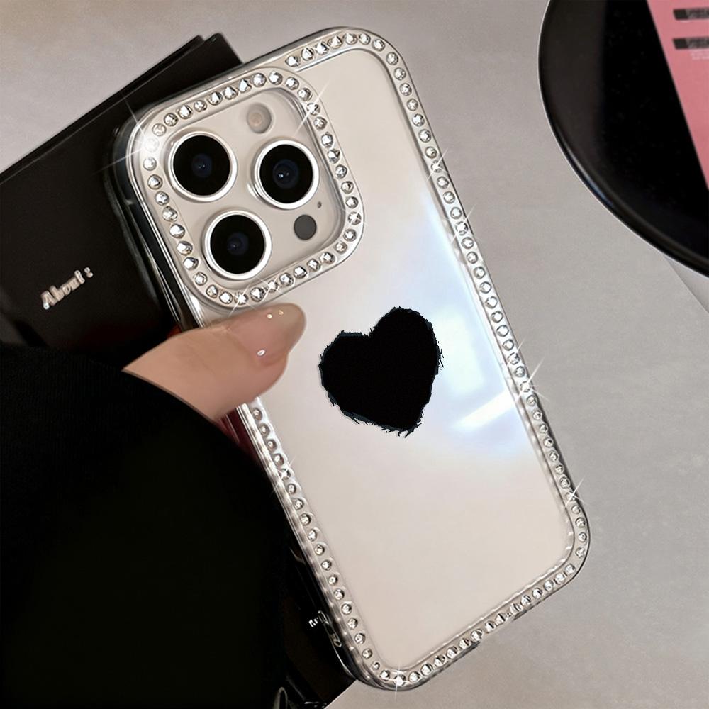 Bracelet Chain Phone Case For iPhone 17 16 15 13 14 for 17Air 17 12 14 16 Pro 17 14 16 Pro Max Sparking Diamond Cute Pattern Hard Cover With Lanyard