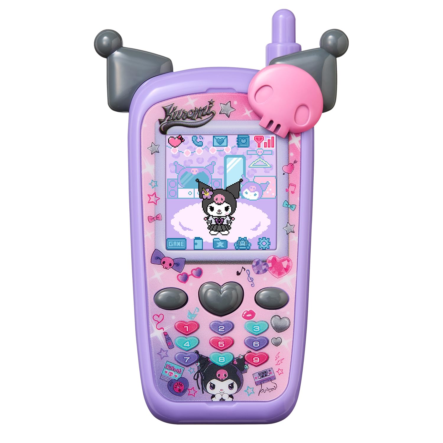 Zutto x 2 Nakayoshi Keitai Sanrio Characters KUROMI Recommended 6 years and up [Bandai] Ver. age