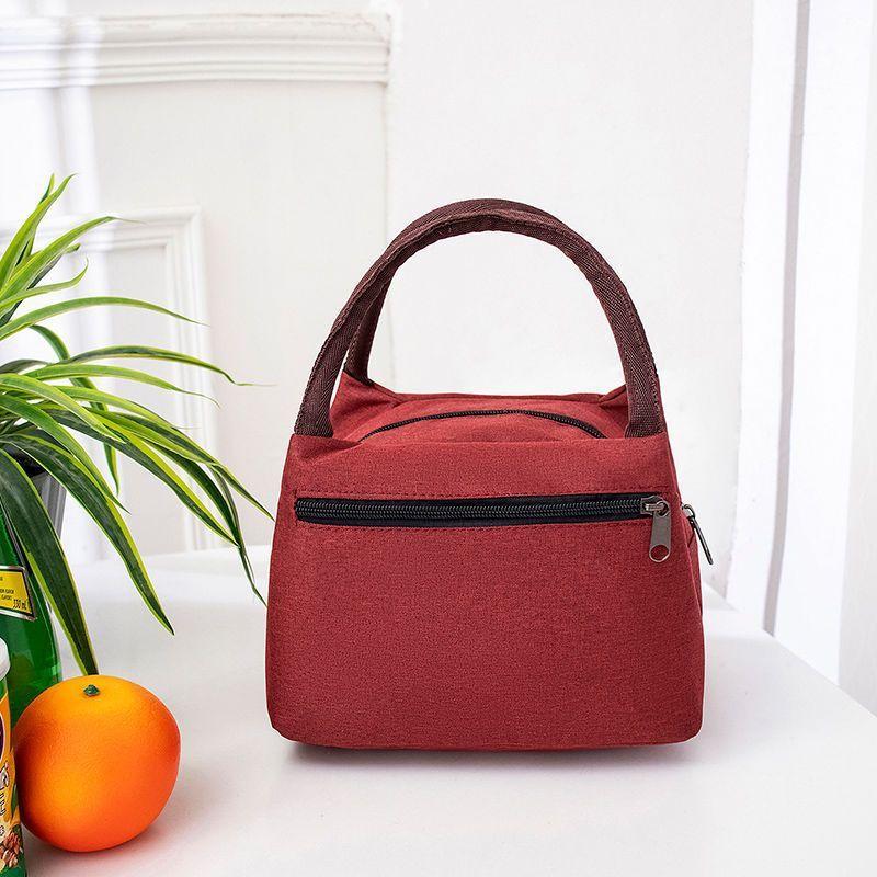 Polyester Lunch Bag With Insulated Design For School And Work Use