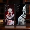 Art the Clown Horror T-Terrifier Handyhülle Für Samsung Galaxy A13,21s,22,31,32,52,53,71,72,73,Weiche Schwarze Hülle