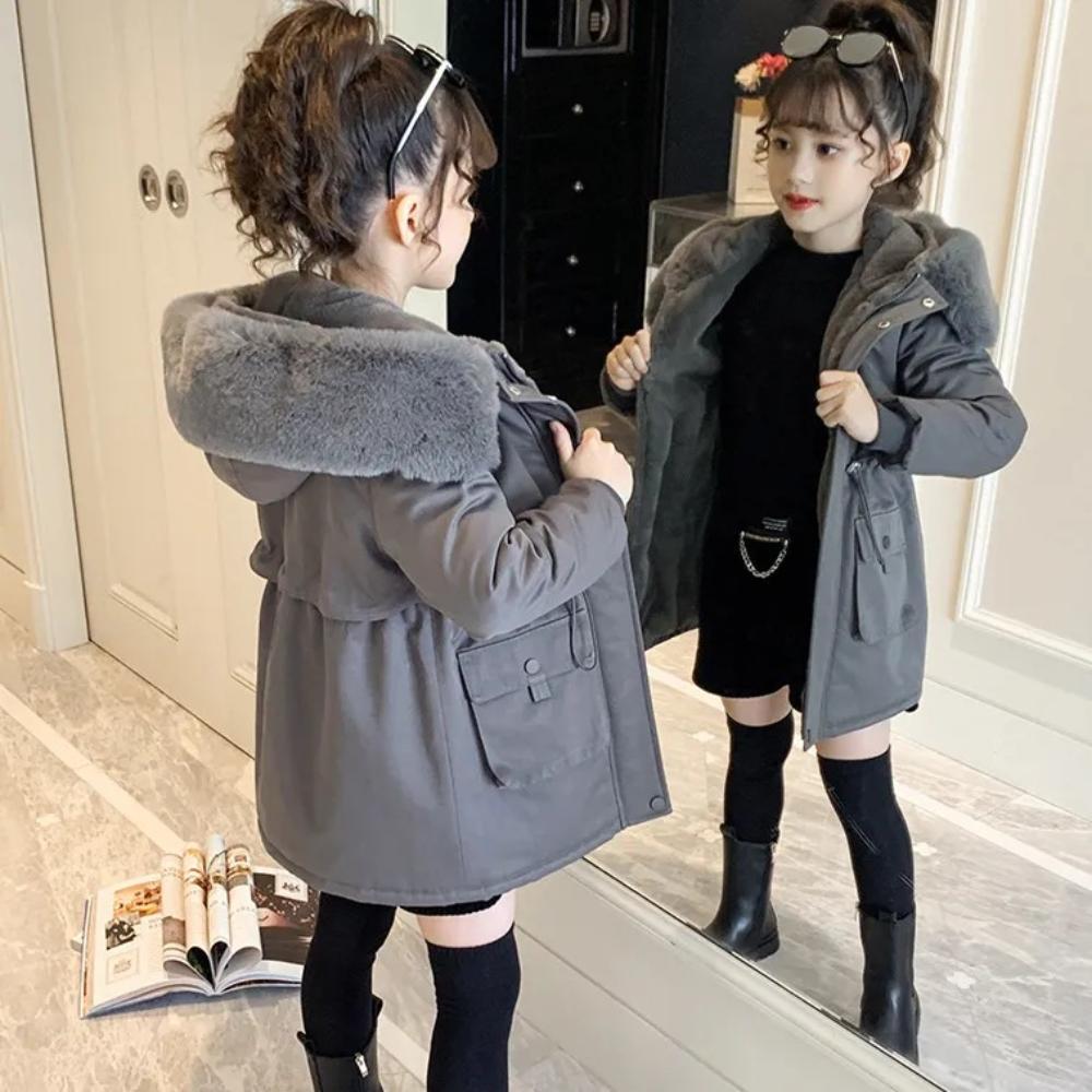 Winter Warm Clothing for Girls: Children's Padded and Thick Winter Coats