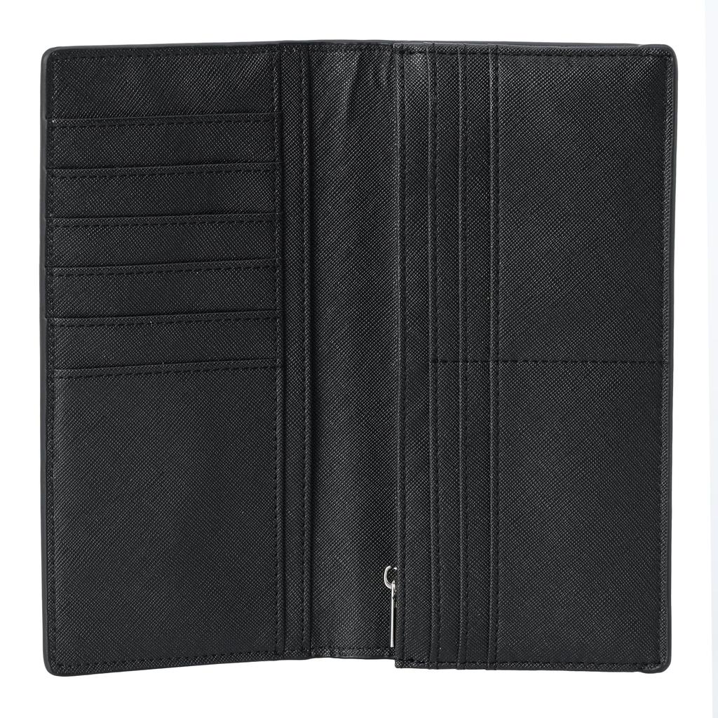 Admiral ADLI-02 Men's Business Bifold Wallet with I-Zip Pocket, Slim and Lightweight Design (Black)