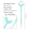 3-in-1 Eyelash Curler & Eyebrow Brush Comb Set (10 Pieces)