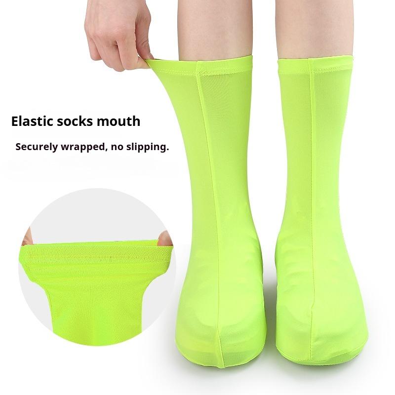 Sandproof High-Top Shoe Covers, Elastic Desert Foot Socks, Breathable Protectors for Hiking Trekking Beach & Outdoor Activities