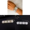 Geometric Square Water Drop Crystal Bracelet For Women Party Wear Jewelry Gift