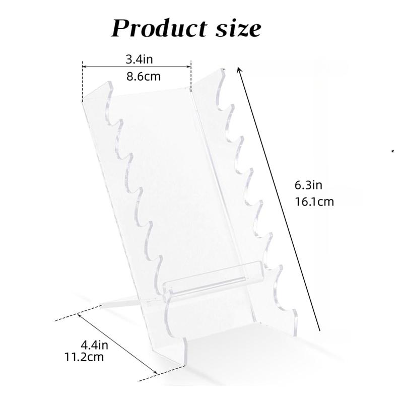Acrylic Makeup Brush Holder Pen Display Stand Holder Makeup Brush Drying Rack Brush Organizer