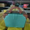 Mini Handbag 14" Makeup Case: Small Suitcase-Style Storage & Gift Box