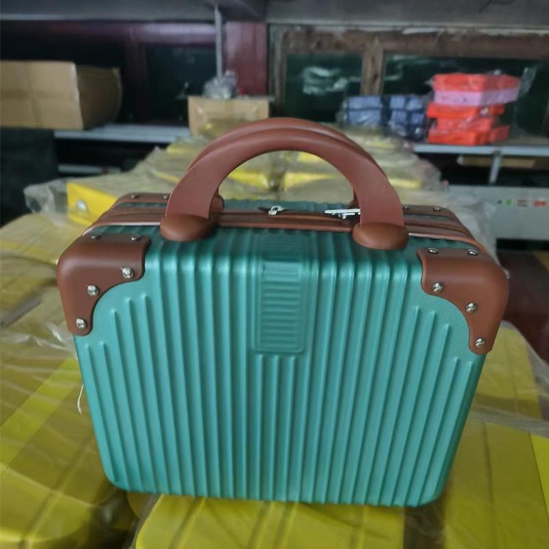 Mini Handbag 14" Makeup Case: Small Suitcase-Style Storage & Gift Box