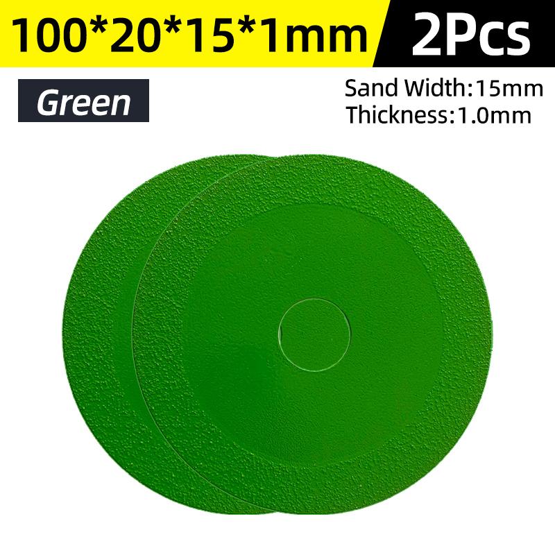 100mm Glass Cutting Blades Ceramic Tiles Seams Marble Jade Crystal Wine Bottles Grinding Ultra Thin Glass Cutting Rock Plate