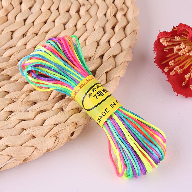 Bunte chinesische Knoten-Kordel für DIY Armband- & Halsketten-Schmuckherstellung