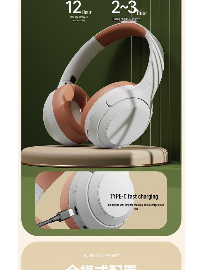 New Bluetooth On-Ear Gaming Headset with Long Battery Life and Microphone