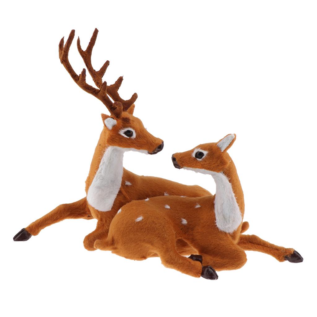 Christmas Elk Deer Reindeer doll Decor Gift