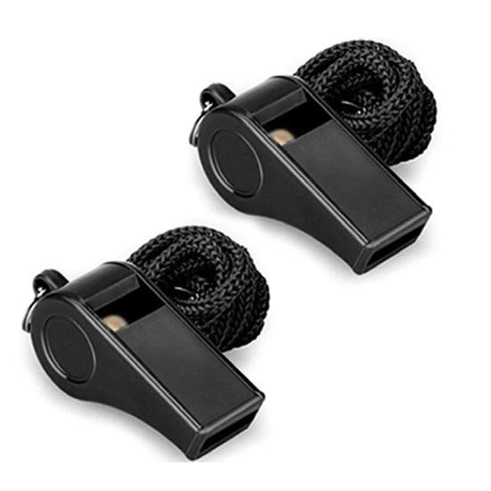 10 Stück Plastikpfeifen mit Schlüsselbändern Laute Sport Schiedsrichter Erbsenpfeifen für Trainer Notfall Überleben Verwendung Ersatz Trainerpfeife